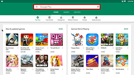 Google Play Store - вторая версия
